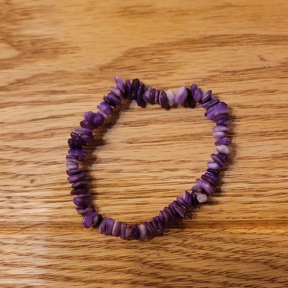 Chic Purple Stone Bracelet - Picture 1 of 1